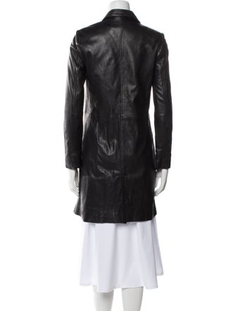 Zadig & Voltaire Leather Trench Coat