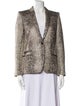 Zadig & Voltaire Animal Print Blazer