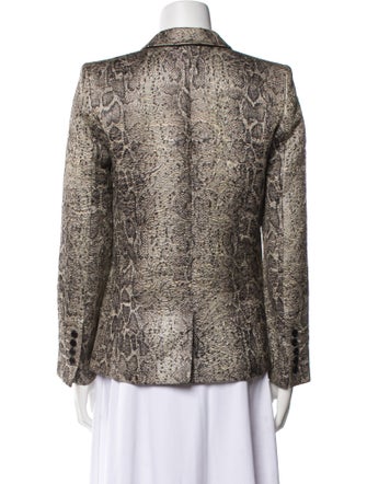 Zadig & Voltaire Animal Print Blazer