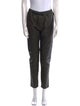 Zadig & Voltaire Lamb Leather Straight Leg Pants