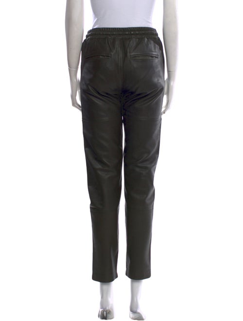 Zadig & Voltaire Lamb Leather Straight Leg Pants