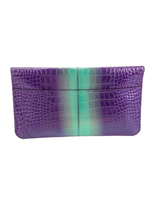 Zadig & Voltaire Embossed Leather Clutch