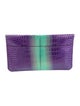 Zadig & Voltaire Embossed Leather Clutch