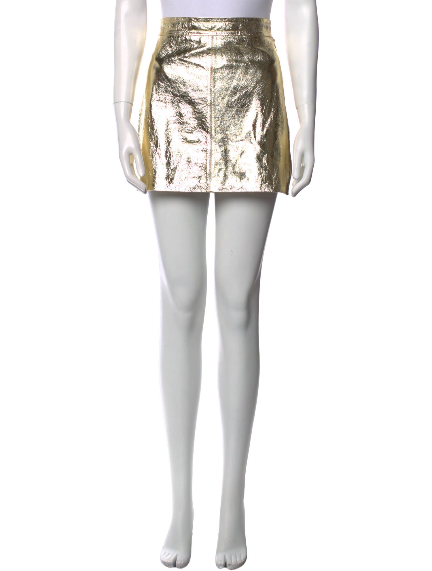 Zadig & Voltaire Goat Leather Mini Skirt