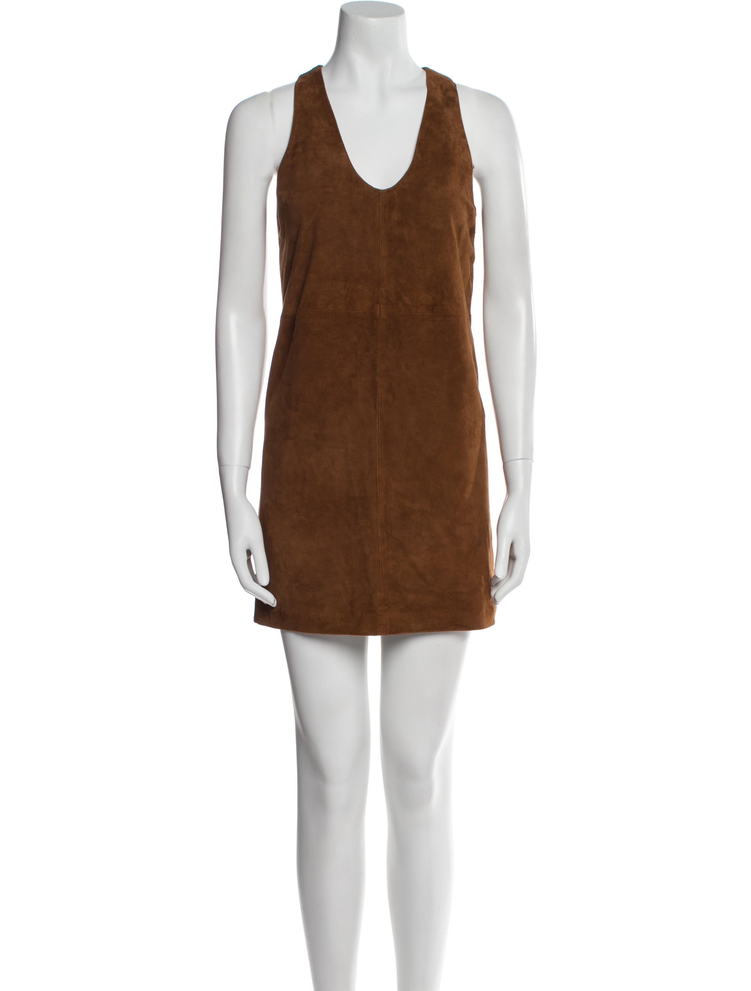 Zadig & Voltaire Goat Leather Mini Dress