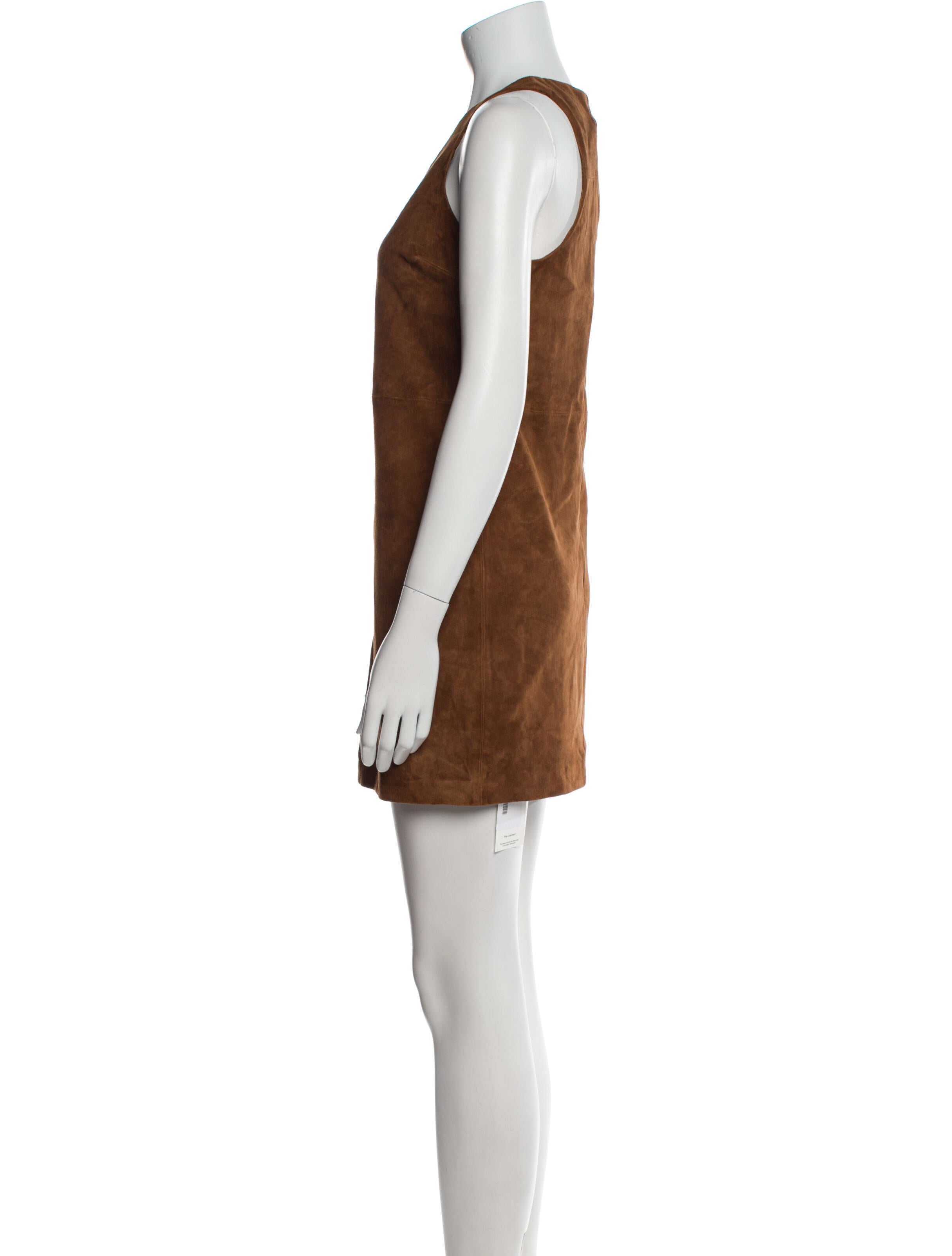 Zadig & Voltaire Goat Leather Mini Dress