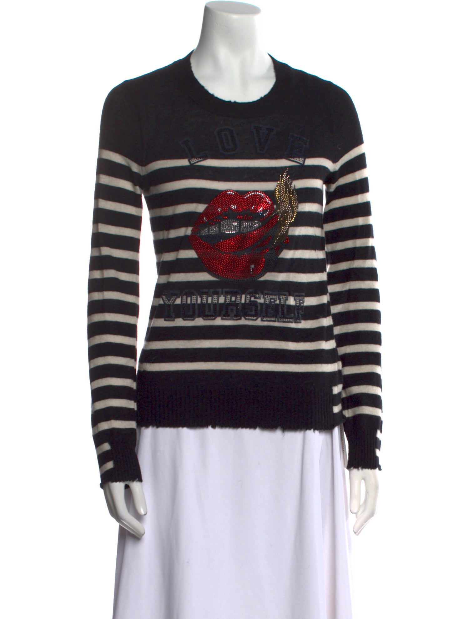 Zadig & Voltaire Cashmere Striped Sweater