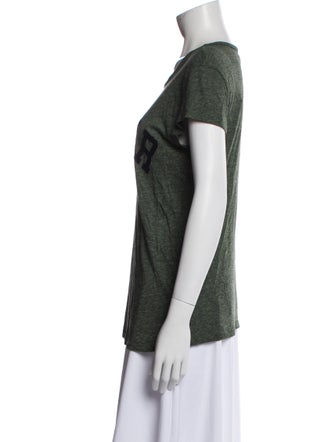 Zadig & Voltaire Graphic Print Scoop Neck T-Shirt