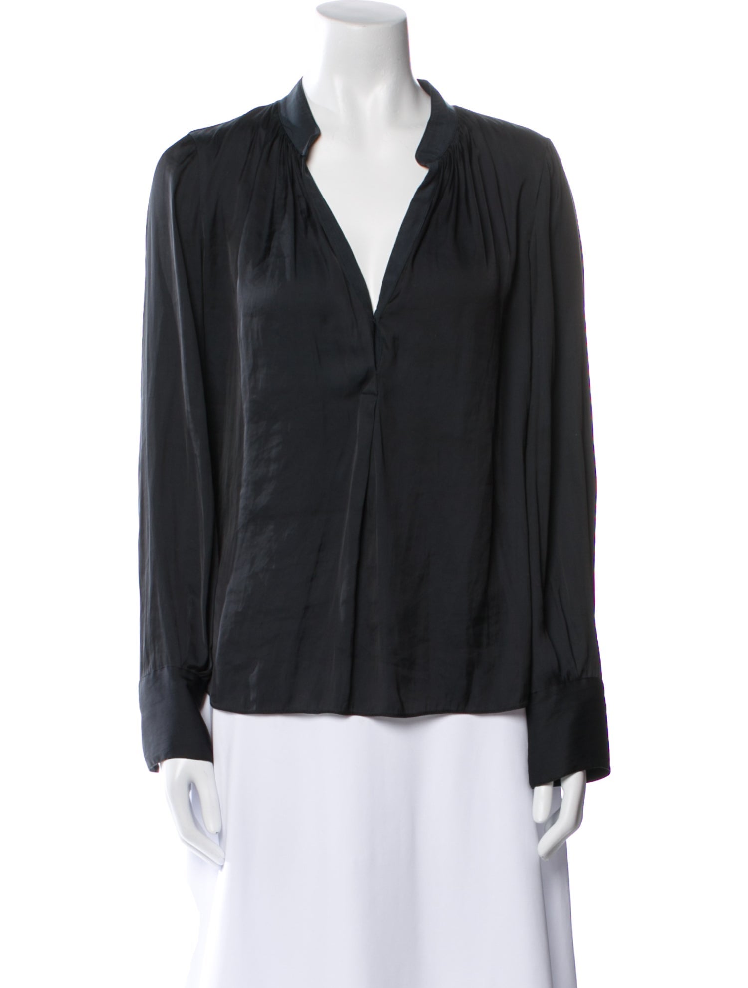 Zadig & Voltaire V-Neck Long Sleeve Blouse