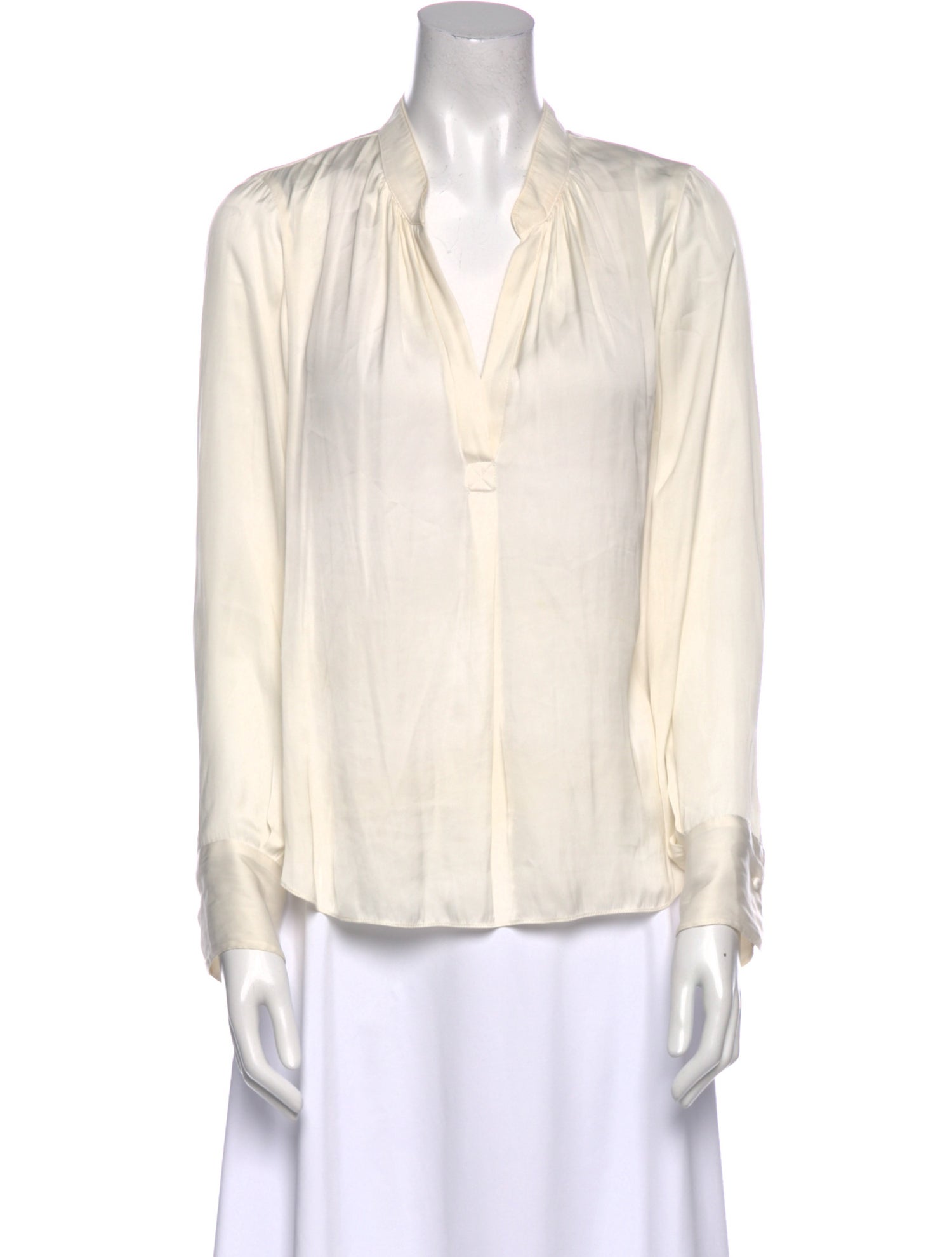 Zadig & Voltaire V-Neck Long Sleeve Blouse