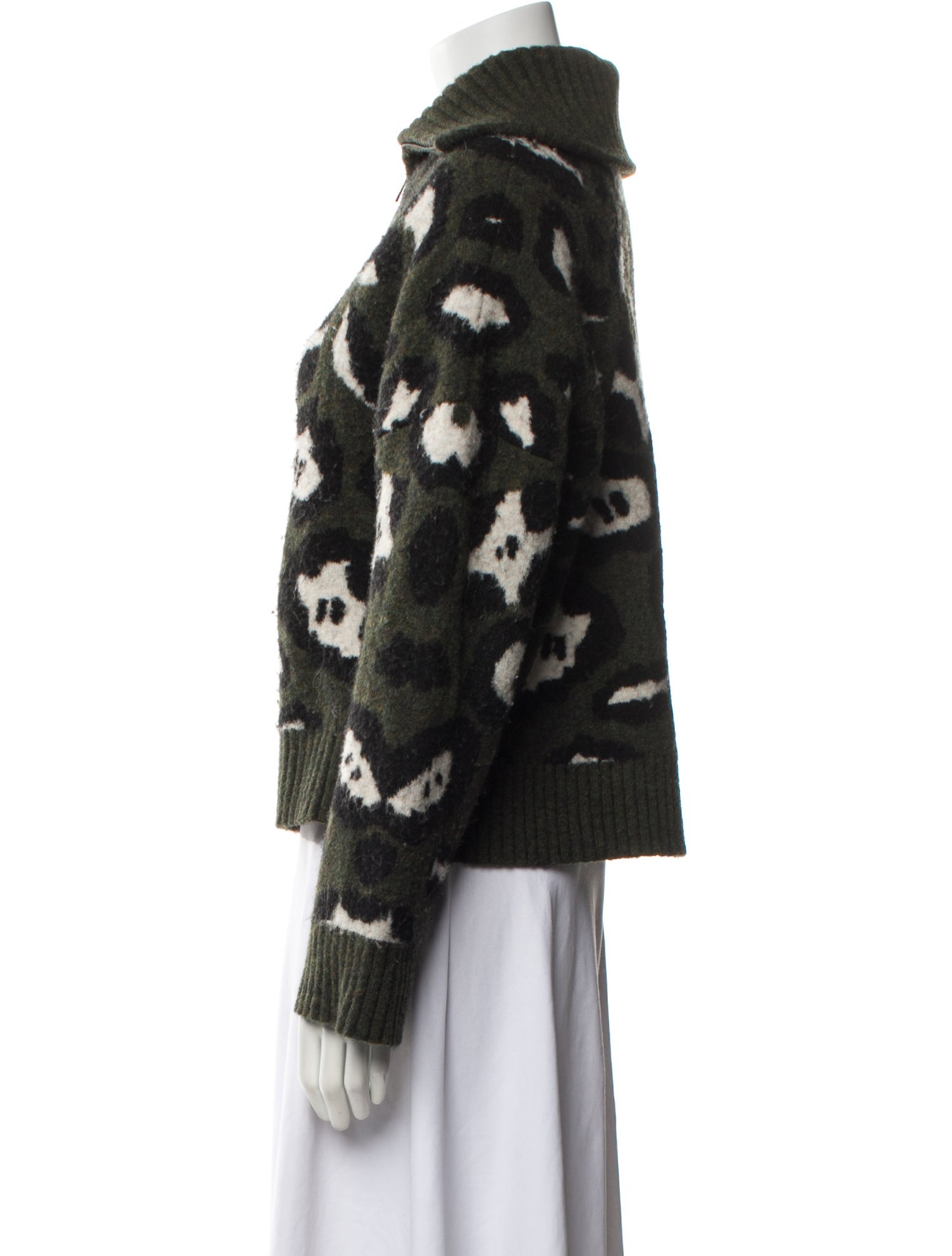 Zadig & Voltaire Wool Printed Bomber Jacket