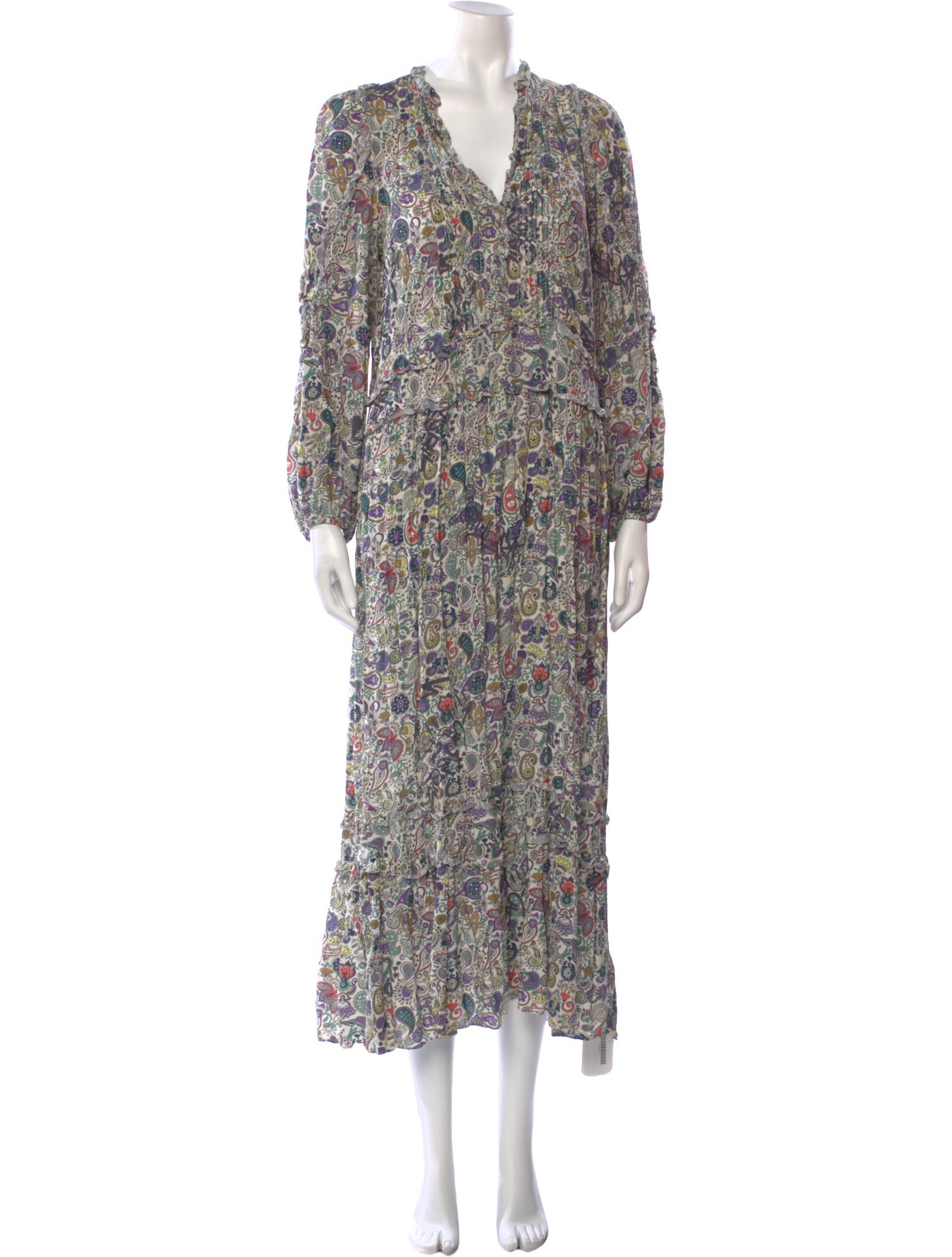 Zadig & Voltaire Floral Print Long Dress