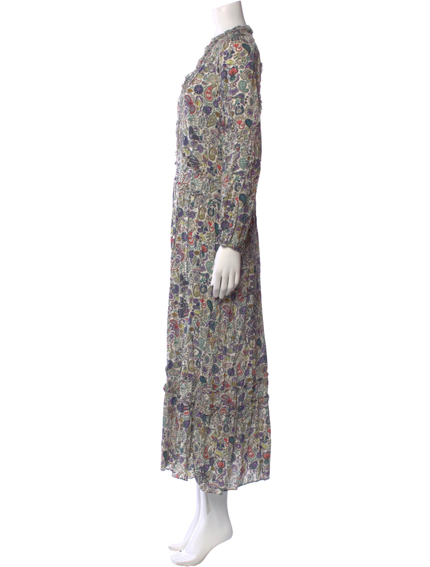 Zadig & Voltaire Floral Print Long Dress