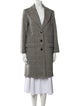Zadig & Voltaire Wool Tweed Pattern Peacoat