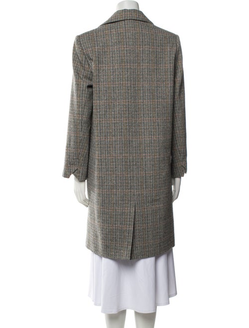 Zadig & Voltaire Wool Tweed Pattern Peacoat