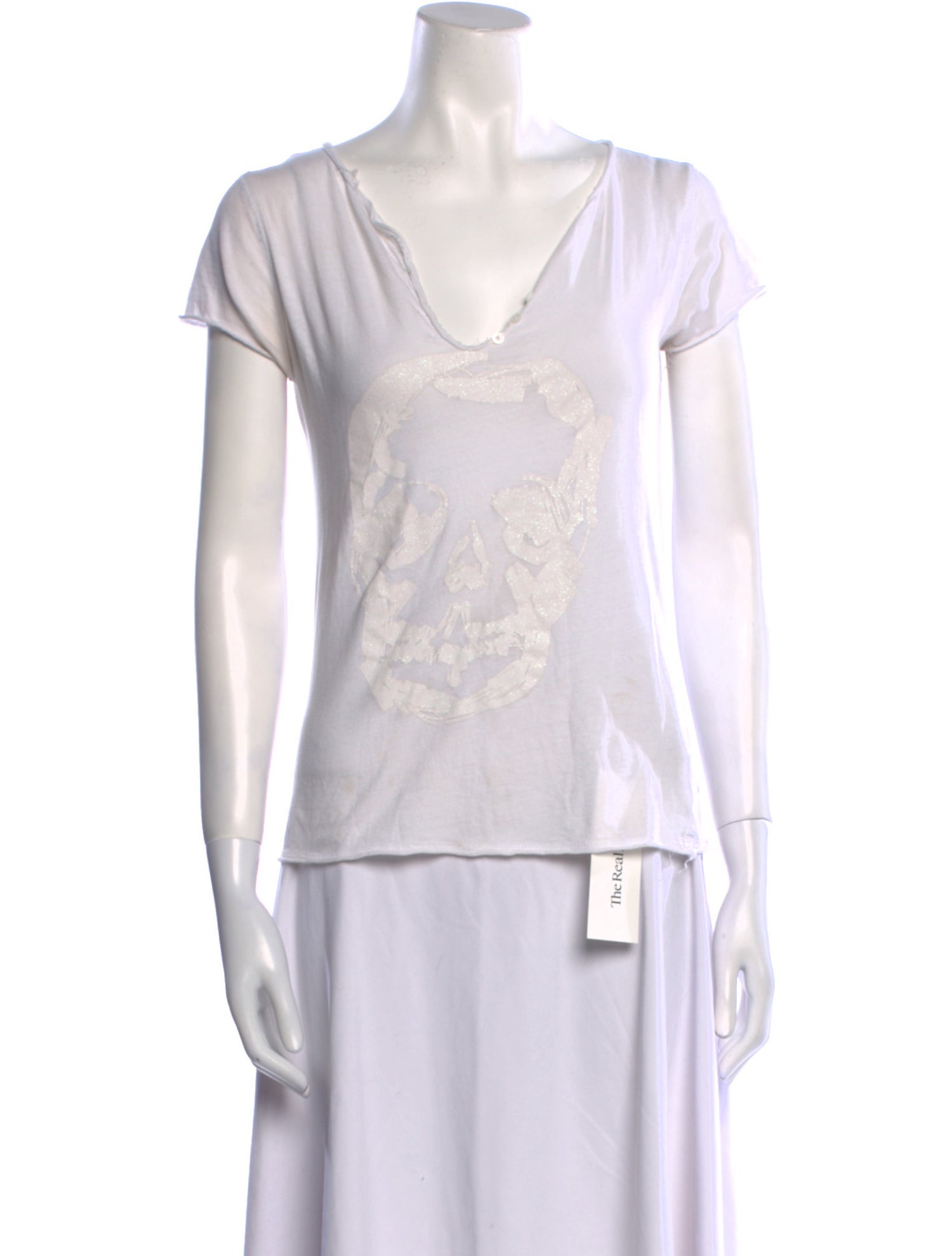 Zadig & Voltaire V-Neck Short Sleeve T-Shirt