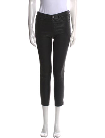 Zadig & Voltaire Lamb Leather Skinny Leg Pants