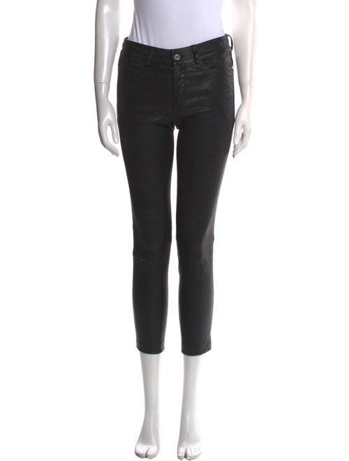 Zadig & Voltaire Lamb Leather Skinny Leg Pants