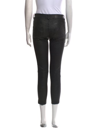 Zadig & Voltaire Lamb Leather Skinny Leg Pants
