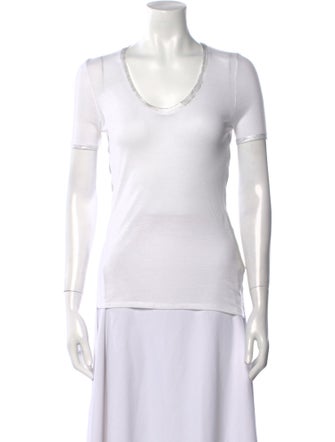 Zadig & Voltaire Scoop Neck Short Sleeve T-Shirt