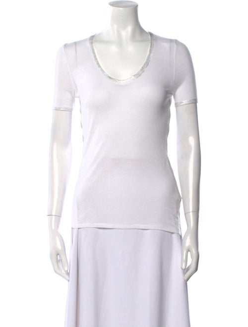 Zadig & Voltaire Scoop Neck Short Sleeve T-Shirt