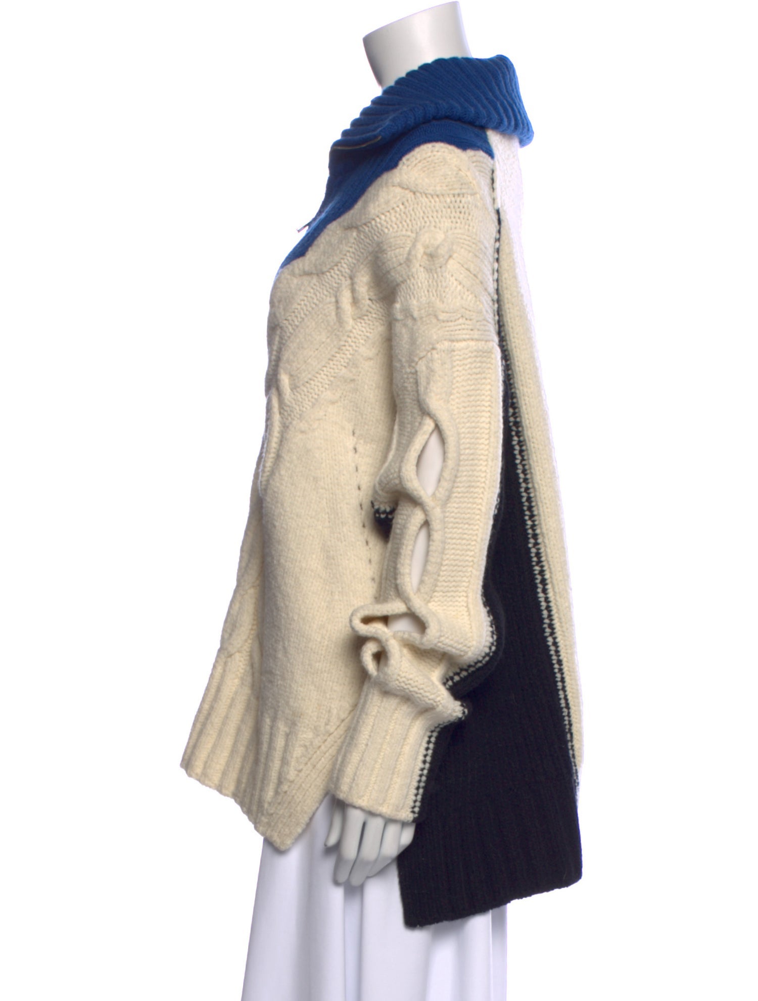 Zadig & Voltaire Colorblock Pattern Sweater