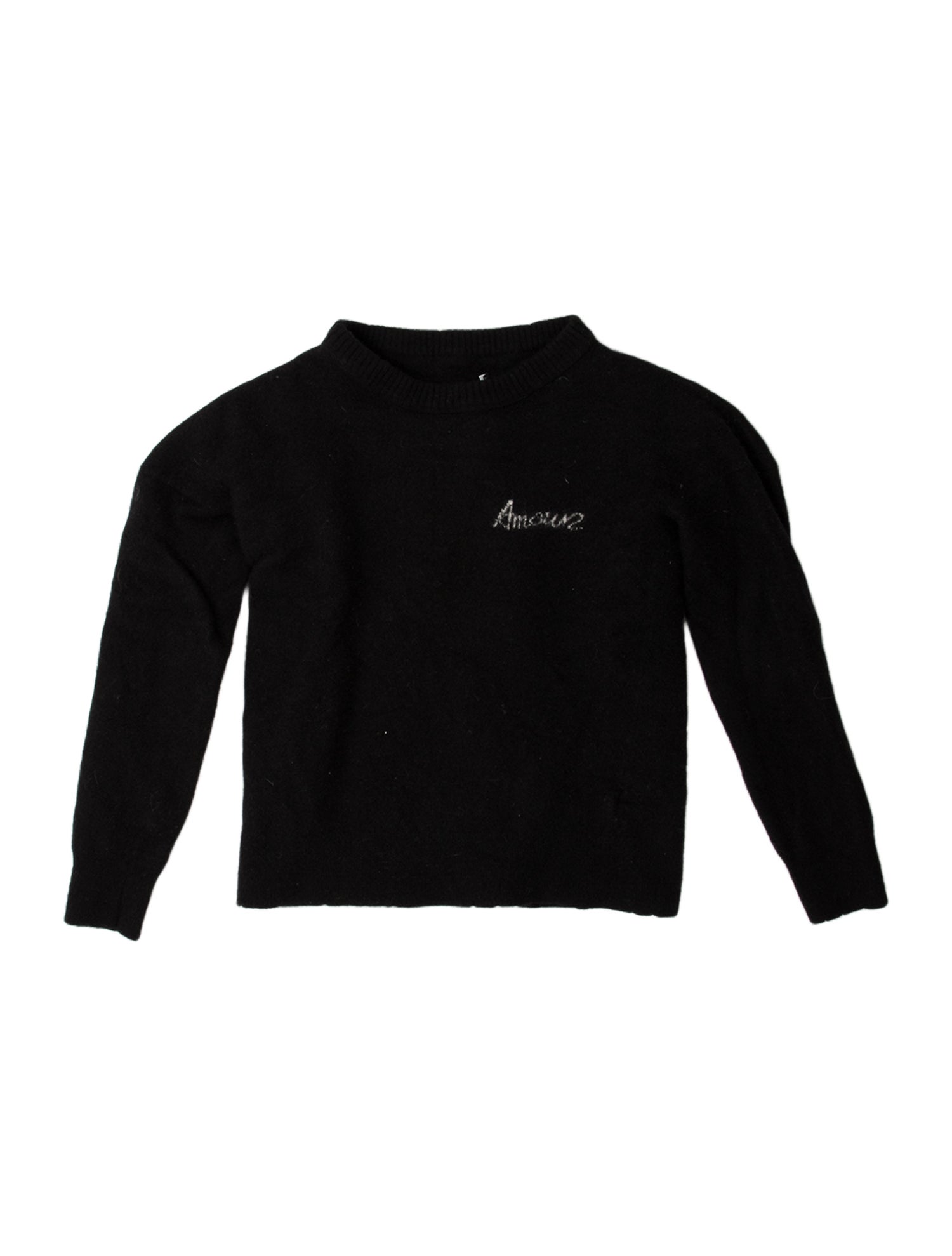 Zadig & Voltaire Wool Crew Neck Crop Top