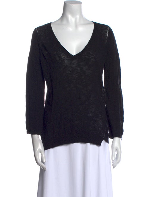 Zadig & Voltaire V-Neck Three-Quarter Sleeve Top