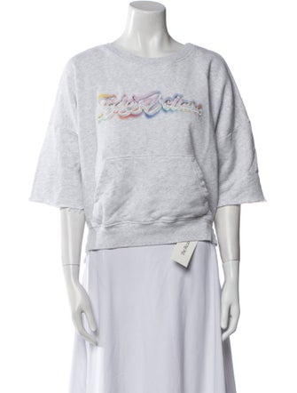 Zadig & Voltaire Graphic Print Crew Neck Sweatshirt