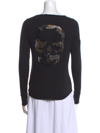 Zadig & Voltaire V-Neck Long Sleeve Top