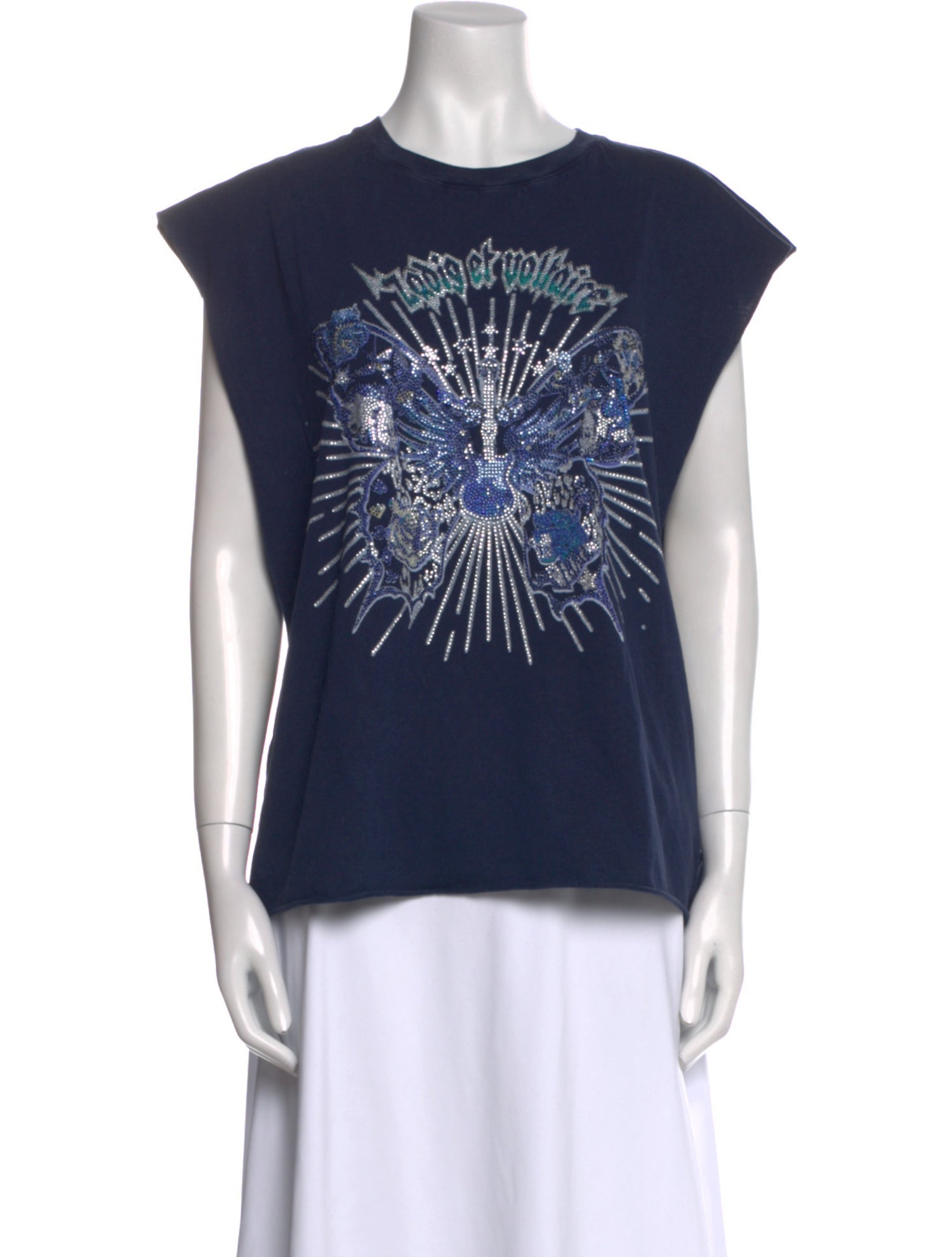 Zadig & Voltaire Graphic Print Crew Neck T-Shirt