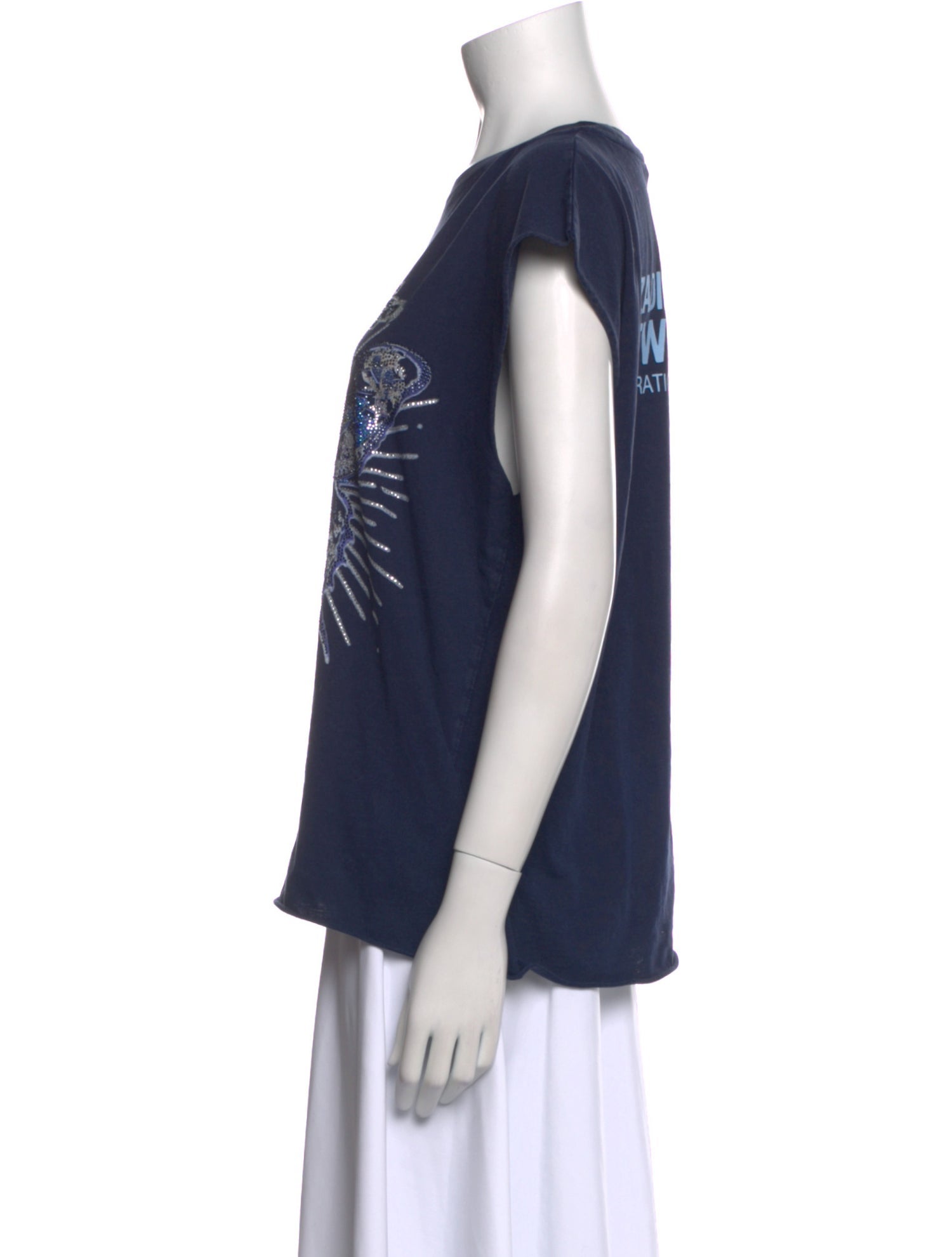 Zadig & Voltaire Graphic Print Crew Neck T-Shirt