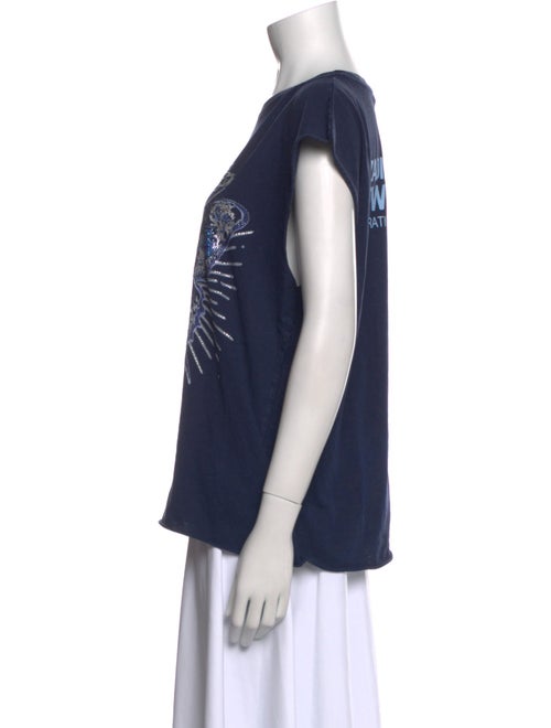 Zadig & Voltaire Graphic Print Crew Neck T-Shirt