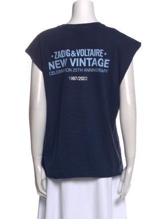 Zadig & Voltaire Graphic Print Crew Neck T-Shirt