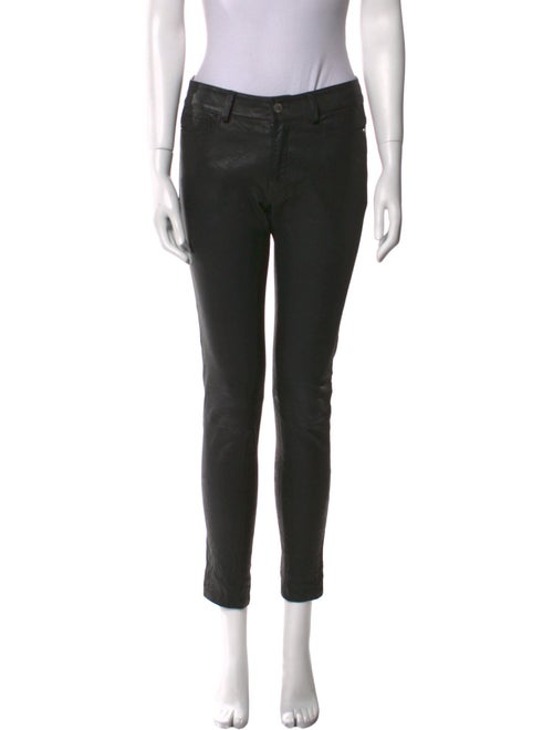 Zadig & Voltaire Lamb Leather Skinny Leg Pants