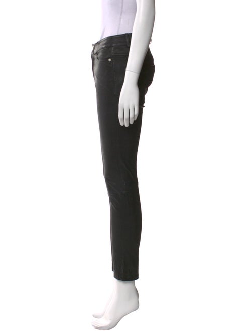 Zadig & Voltaire Lamb Leather Skinny Leg Pants