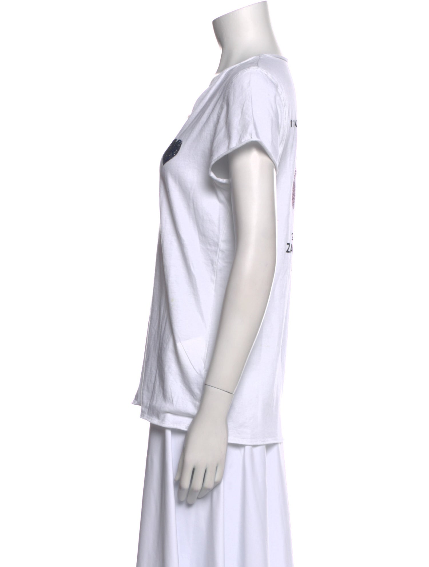 Zadig & Voltaire V-Neck Short Sleeve T-Shirt