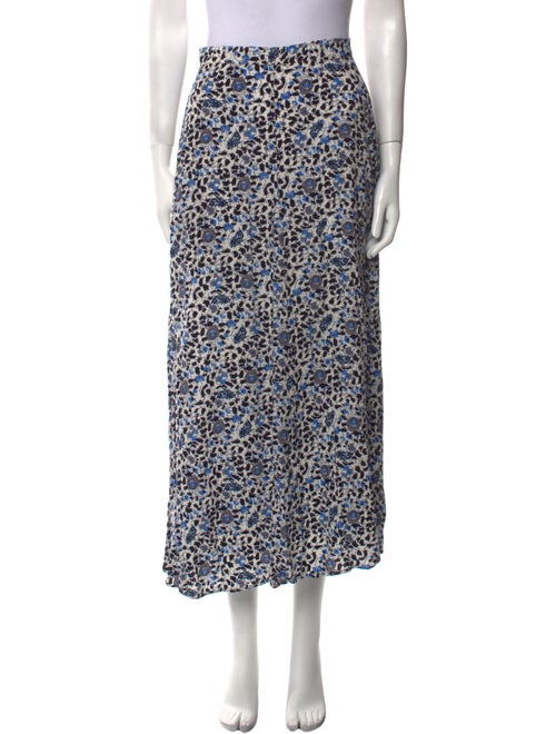 Zadig & Voltaire Floral Print Midi Length Skirt