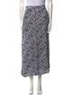 Zadig & Voltaire Floral Print Midi Length Skirt