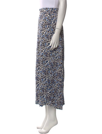 Zadig & Voltaire Floral Print Midi Length Skirt