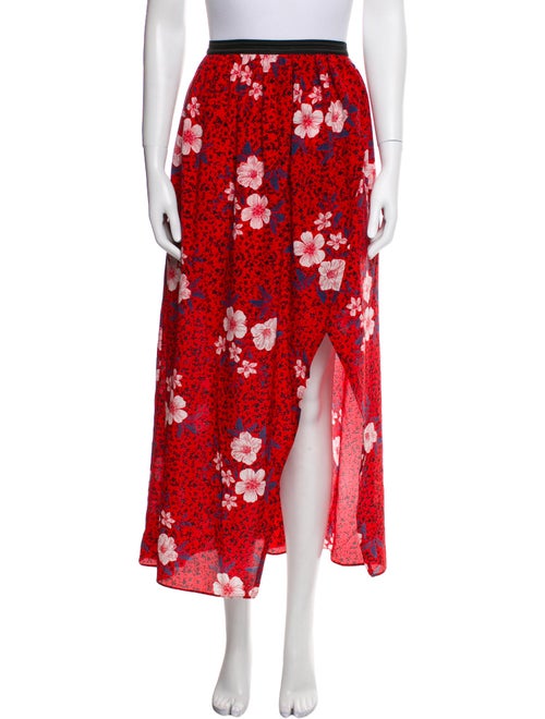 Zadig & Voltaire Silk Midi Length Skirt