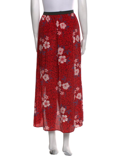 Zadig & Voltaire Silk Midi Length Skirt