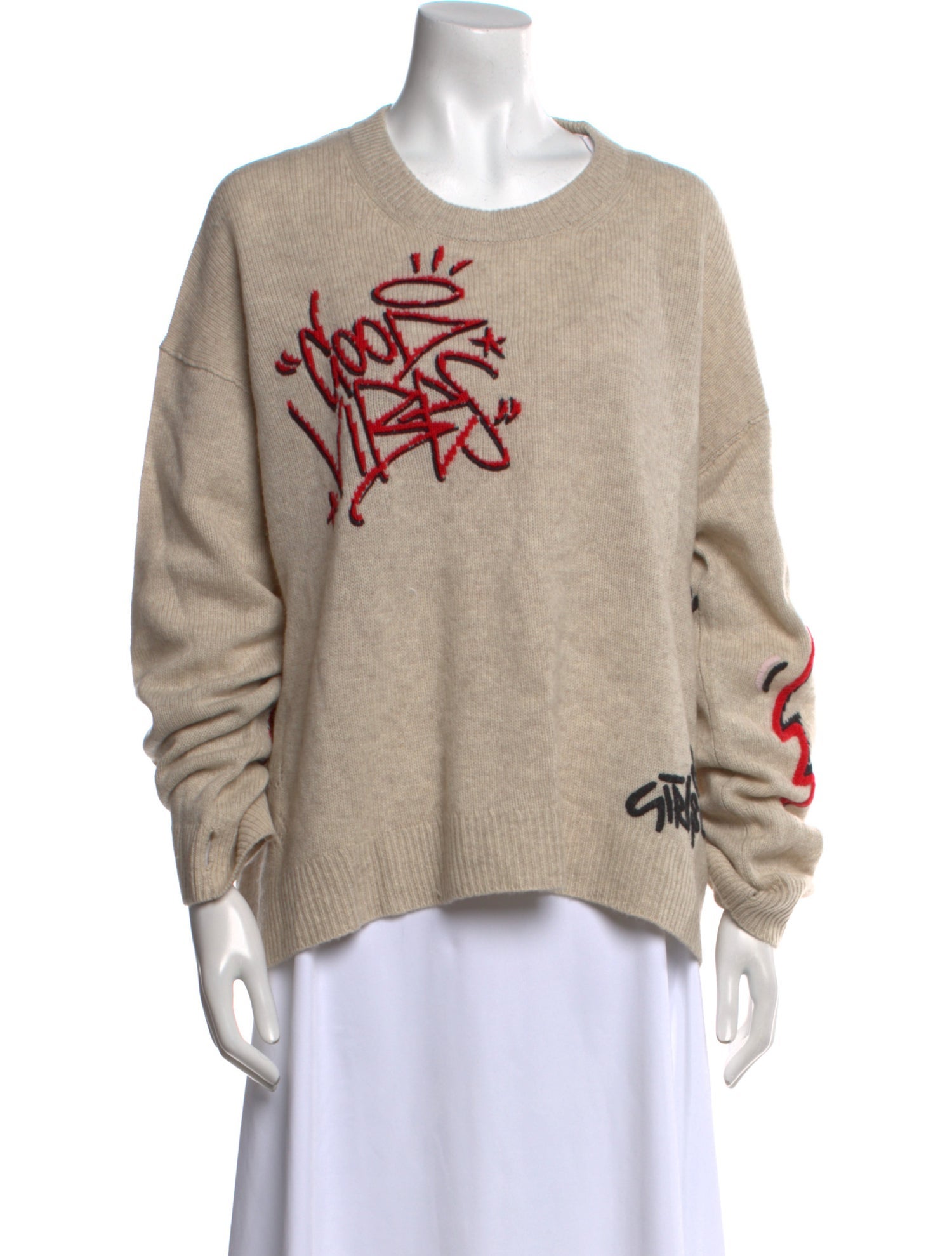 Zadig & Voltaire Cashmere Graphic Print Sweater