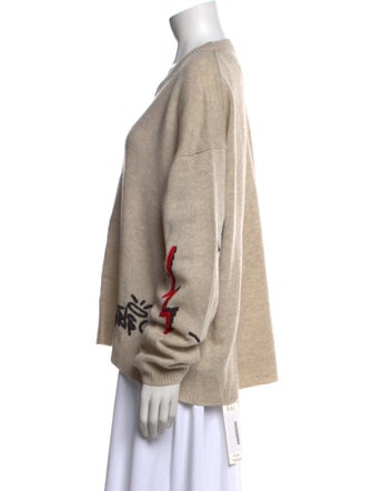 Zadig & Voltaire Cashmere Graphic Print Sweater