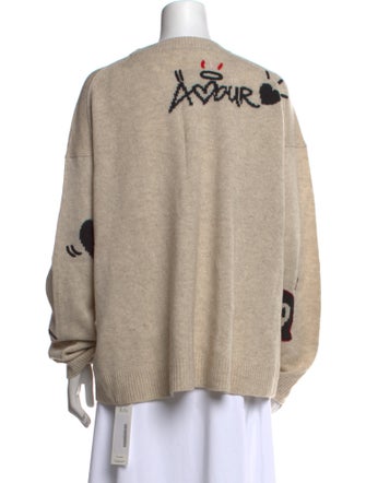 Zadig & Voltaire Cashmere Graphic Print Sweater