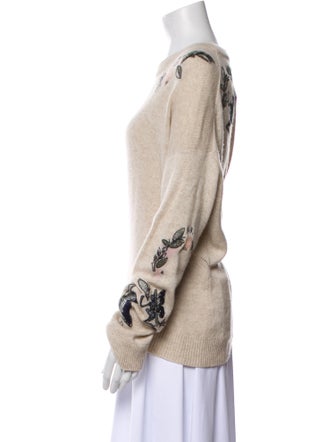 Zadig & Voltaire Graphic Print Crew Neck Sweater