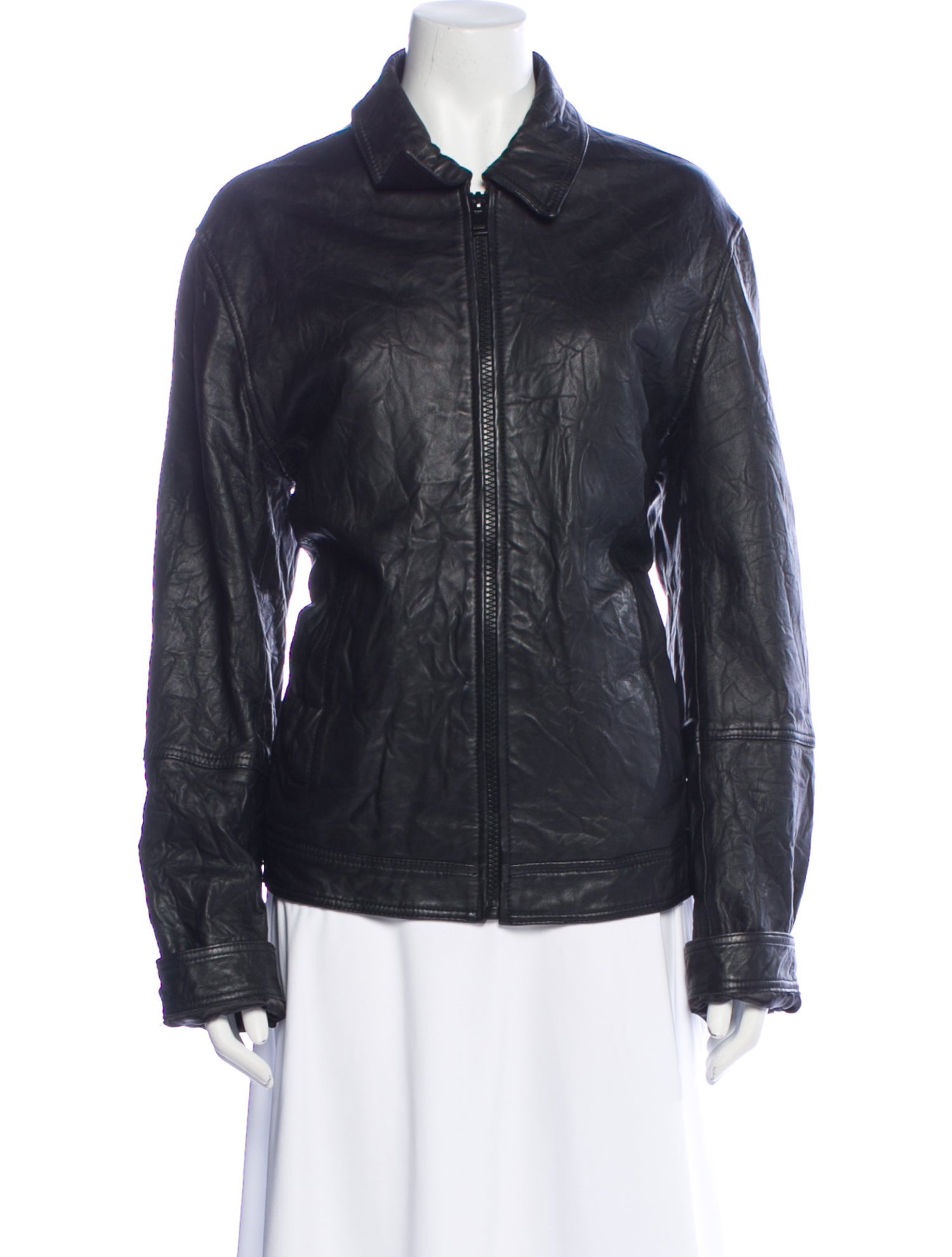Zadig & Voltaire Lamb Leather Biker Jacket