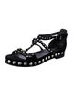 Zadig & Voltaire Suede Studded Accents Gladiator Sandals