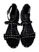 Zadig & Voltaire Suede Studded Accents Gladiator Sandals