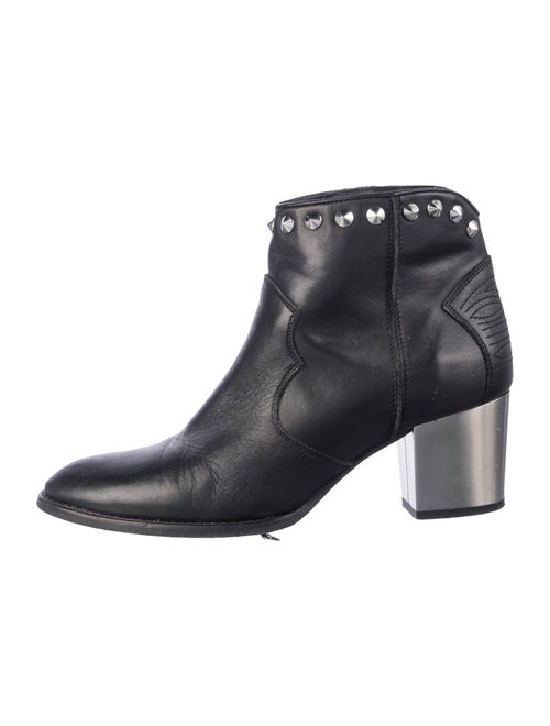 Zadig & Voltaire Leather Studded Accents Boots